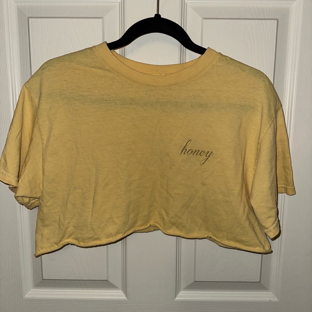Yellow Crop Top